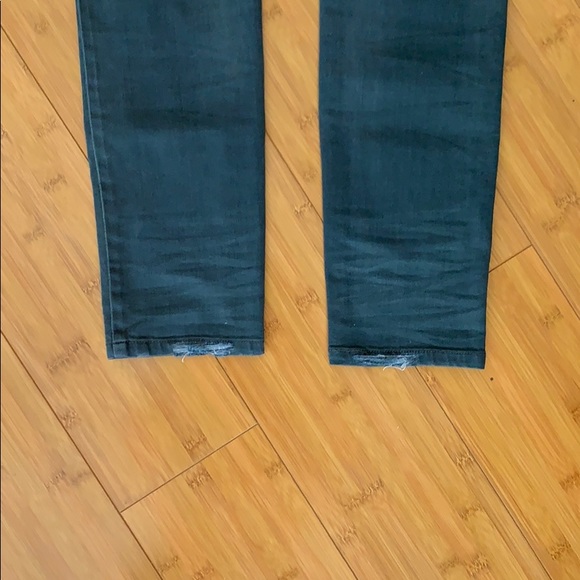 HP 🎊 Free People Dark Green Denim Overalls - Picture 7 of 8